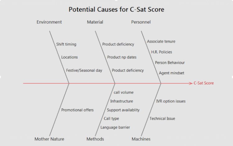 FIshbone Diagram on C-Sat Score